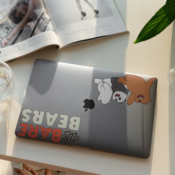 Cartoon We Bare Bears case for apple MacBook All Generations Air Pro - Picture 6 of 7